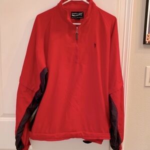 Austin Golf Mens Wind Jacket Red Size Large